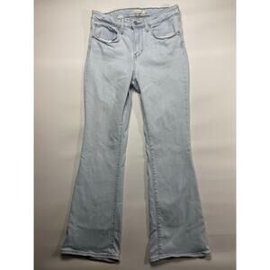 Levi's 725 Women's High Rise Bootcut Light Blue Denim Jeans - Size 30x28.5